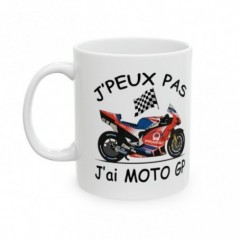 Mug Moto GP - J'peux pas j'ai grand prix - Tasse originale en céramique - GP603