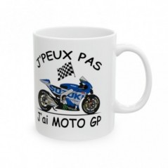 Mug Moto GP - J'peux pas j'ai grand prix - Tasse originale en céramique - GP605