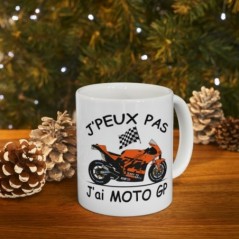 Mug Moto GP - J'peux pas j'ai grand prix - Tasse originale en céramique - GP609