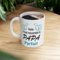 Mug Papa parfait - Idée cadeau - Tasse en céramique