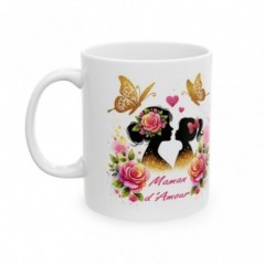 Mug Maman d'amour - Fête des mères - Idée cadeau - Tasse en céramique