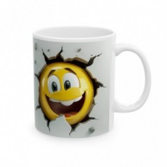 Mug Emoticône - Idée cadeau - Tasse en céramique - Humour Sympa Fun ML 01