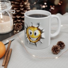Mug Emoticône - Idée cadeau - Tasse en céramique - Humour Sympa Fun ML 03