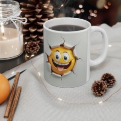 Mug Emoticône - Idée cadeau - Tasse en céramique - Humour Sympa Fun ML 05
