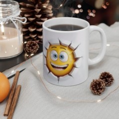 Mug Emoticône - Idée cadeau - Tasse en céramique - Humour Sympa Fun ML 09