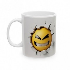 Mug Emoticône - Idée cadeau - Tasse en céramique - Humour Sympa Fun ML 12