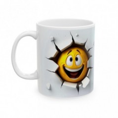 Mug Emoticône - Idée cadeau - Tasse en céramique - Humour Sympa Fun ML 14