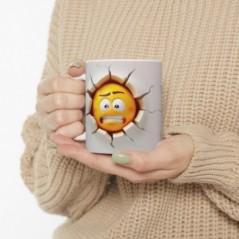 Mug Emoticône - Idée cadeau - Tasse en céramique - Humour Sympa Fun ML 16