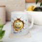 Mug Emoticône - Idée cadeau - Tasse en céramique - Humour Sympa Fun ML 19