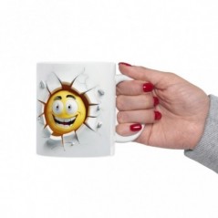 Mug Emoticône - Idée cadeau - Tasse en céramique - Humour Sympa Fun ML 19