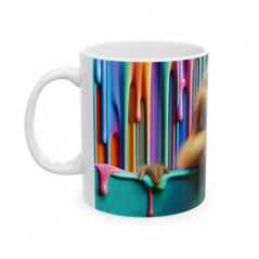 Mug coloré 3D Canard - Idée cadeau - Tasse en céramique - Humour Sympa Fun
