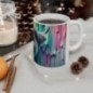 Mug coloré 3D Vache Irlandaise - Idée cadeau - Tasse en céramique - Humour Sympa Fun