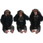 Sticker chimpanzés expression 
