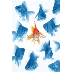 Sticker frigidaire aquarium