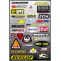 30 stickers autocollants Moto FX5