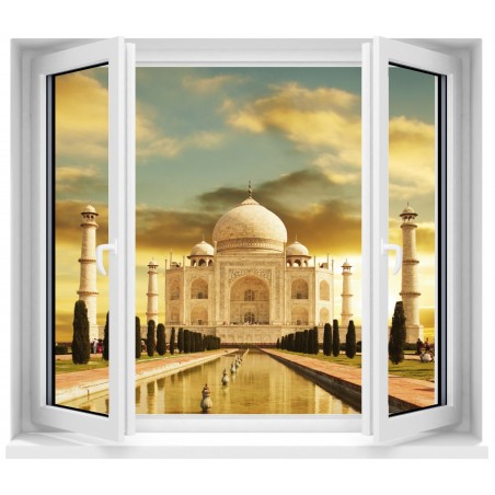 Sticker Fenêtre Temple Taj Mahal
