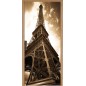 Sticker pour porte plane Tour Eiffel