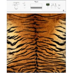 Sticker Lave Vaisselle Peau de Tigre