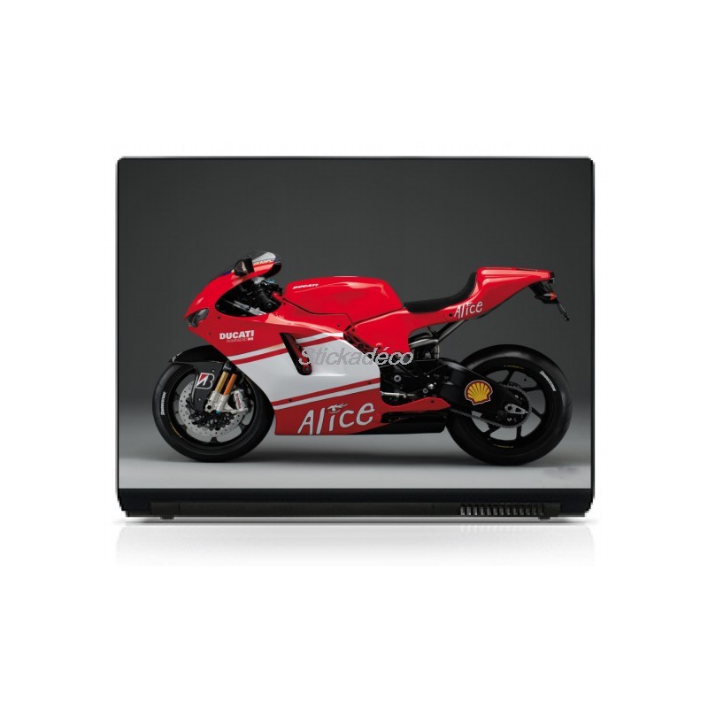 Stickers Autocollants PC portable Moto Ducati