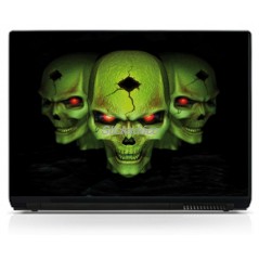 Stickers Autocollants PC portable Skulls