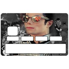 2 Stickers Autocollants Skin Carte de Crédit CB Michael Jackson ref 011