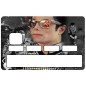 Stickers Autocollants Skin Carte de Crédit CB Michael Jackson ref 011