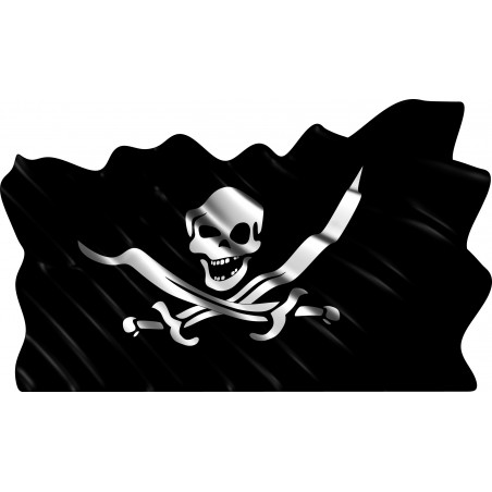 Stickers drapeau Pirate