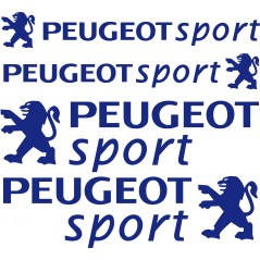 4 Stickers autocollants Peugeot Sport