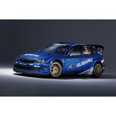 Affiche poster voiture Subaru WRC rallye
