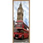 Sticker pour porte plane Bus Londonien