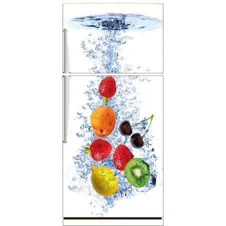 Sticker frigo déco fruits 70x170cm